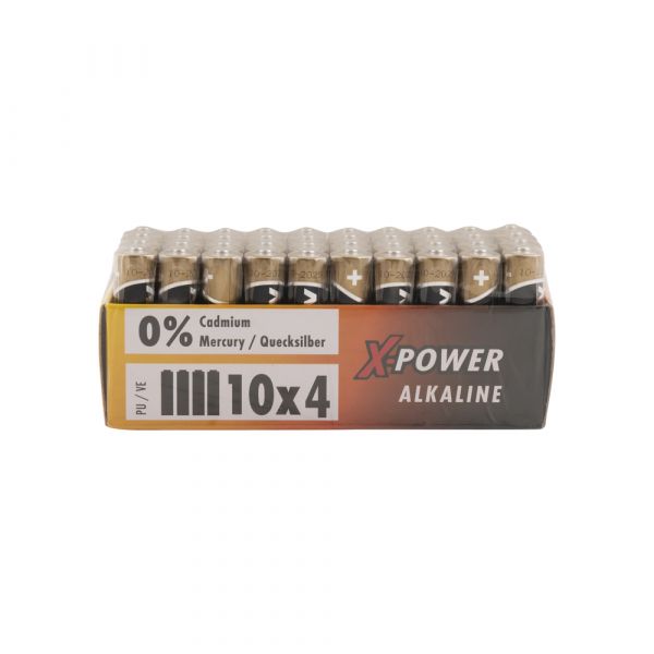 Alkaline batterij aaa lr03 40st.