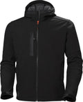 Helly hansen kensington hooded softshell 74230 - mannen - zwart - m