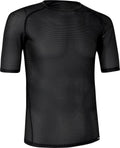 Gripgrab - ultralight mesh korte mouw base layer zomer fiets ondershirt polygiene zweethemd - zwart - heren - maat s