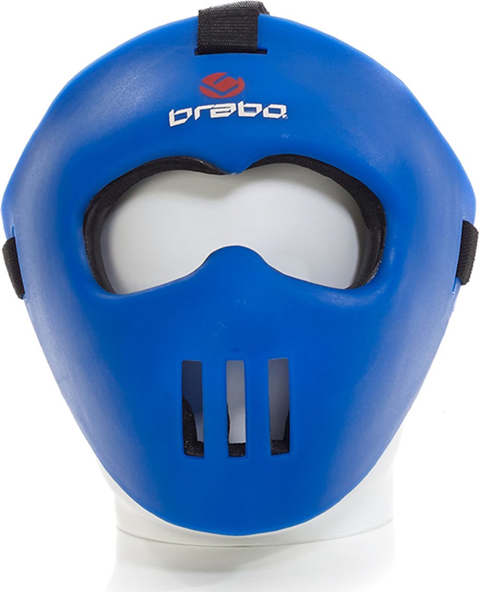 Brabo face mask jr. blue spelersmasker unisex - blue s m
