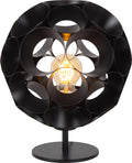 Lucide hannelore - tafellamp - ø 25 cm - 1xe27 - zwart
