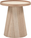 Woood maud bijzettafel - hout - naturel - 50x45x45