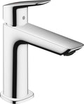 Hansgrohe logis fine - wastafelmengkraan - ééngreeps bediening - coolstart energiebesparend - zonder waste - 100mm - chroom