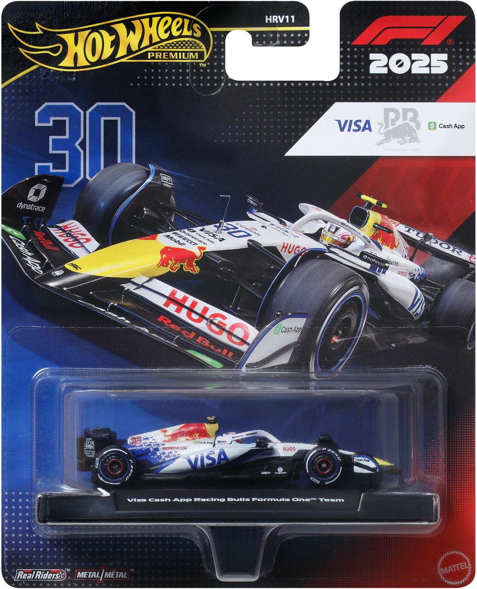 Hot wheels speelgoedauto formula 1 visa cash app racing bulls f1.