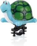 Xlc schildpad dd-h03 fietstoeter - kinderfiets - blauw groen - 25,4 mm