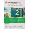 Gbc - peel 'n stick lamineerhoezen - a4 250 micron - glanzend