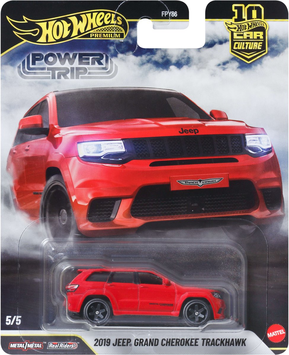 Hot wheels jkf28 - power trip - 2019 jeep grand cherokee