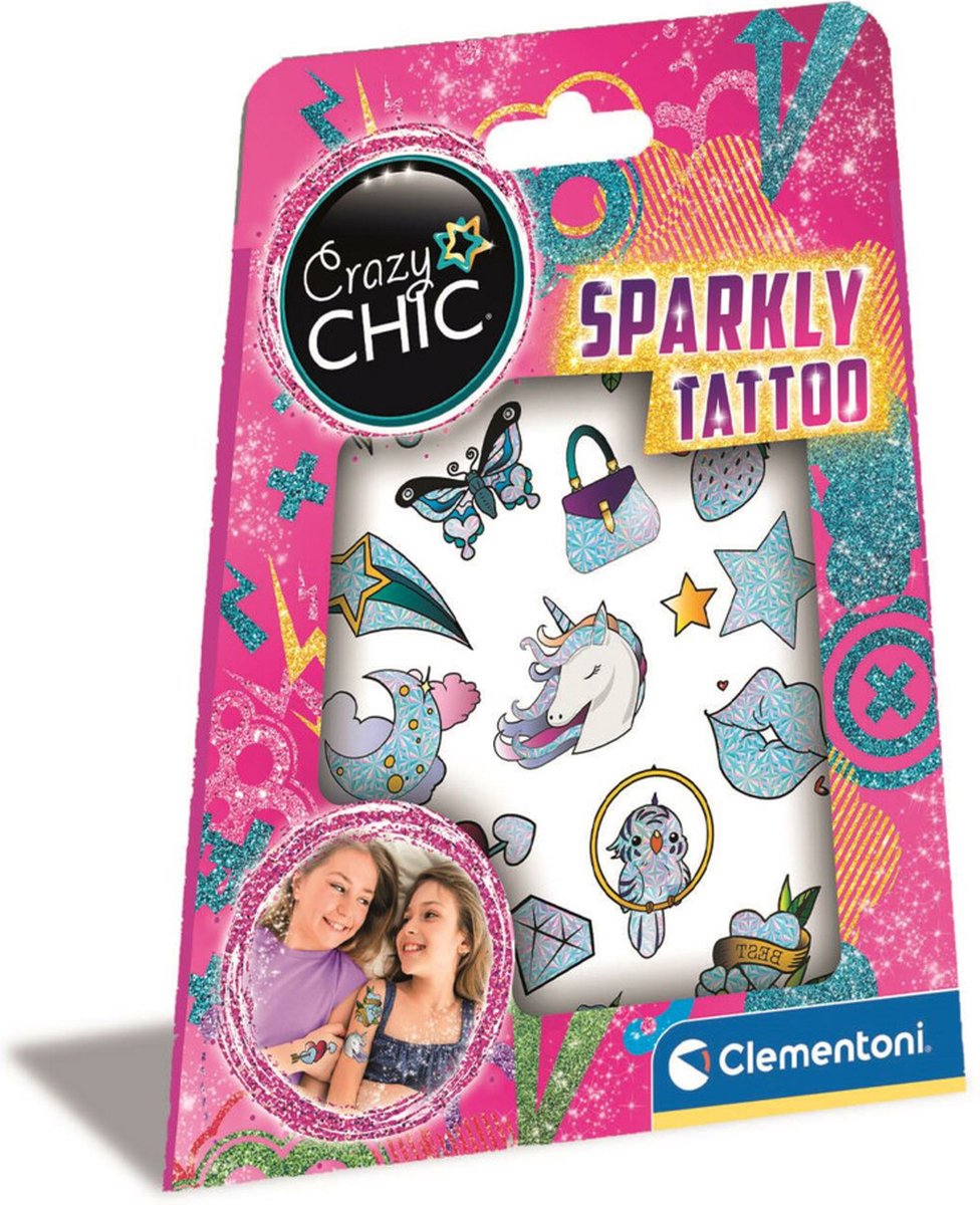 Clementoni Crazy Chic – urbaner Tattoo-Glitzer