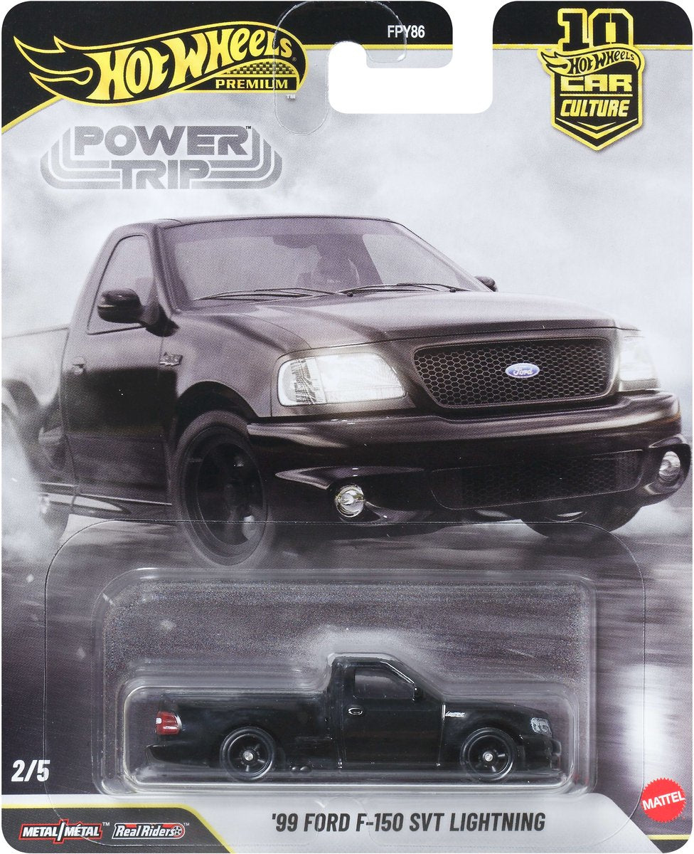 Hot wheels jkf33 - power trip - '99 ford f-150 svt lightning