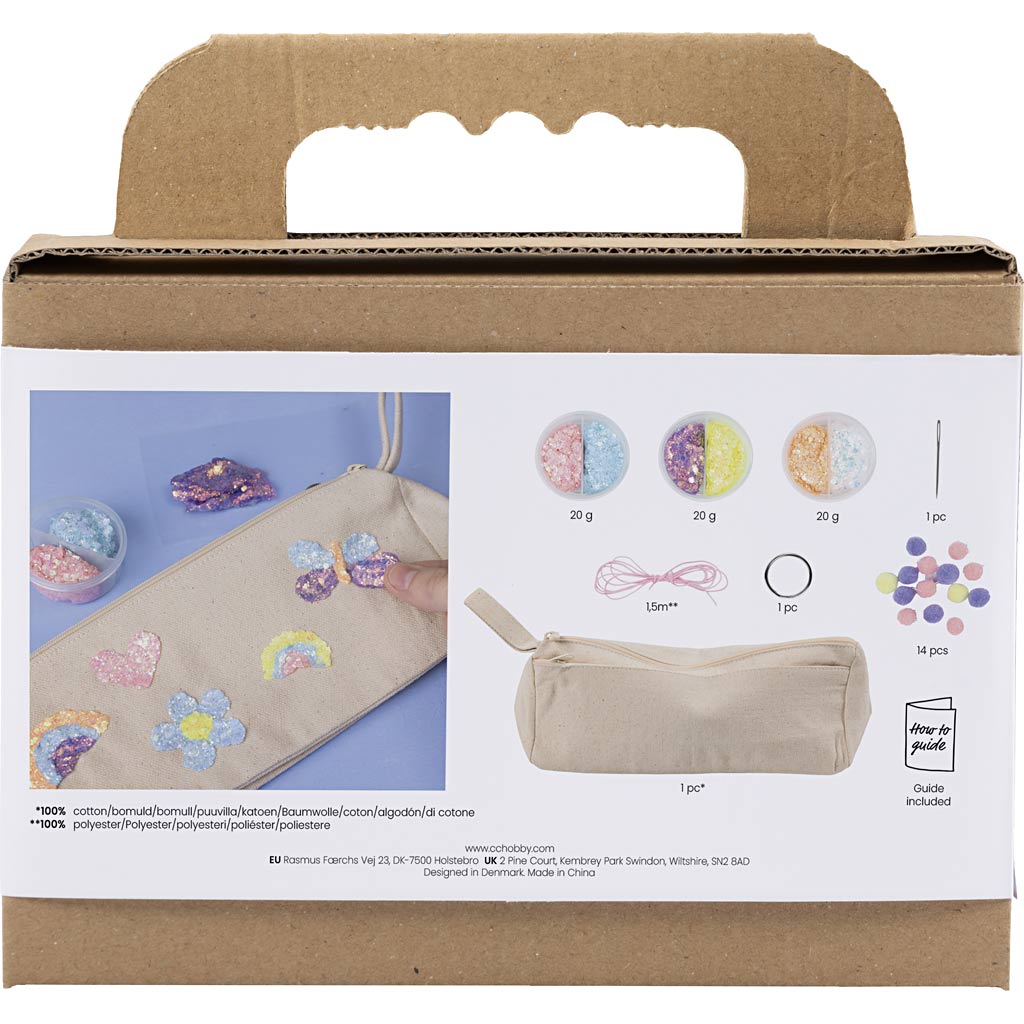 Creativ company mini hobbyset decoratie pastelkleuren