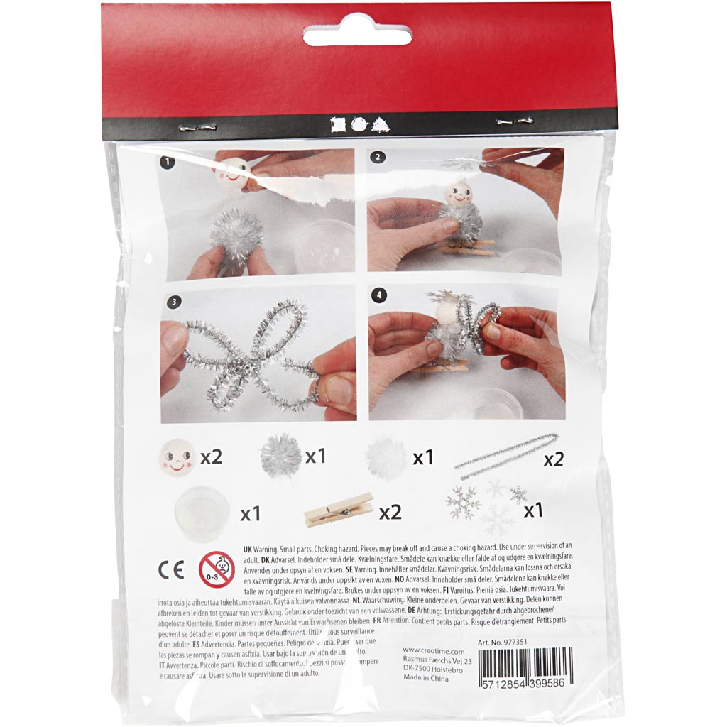 Creativ Company Mini-Kreativset Engelsclips