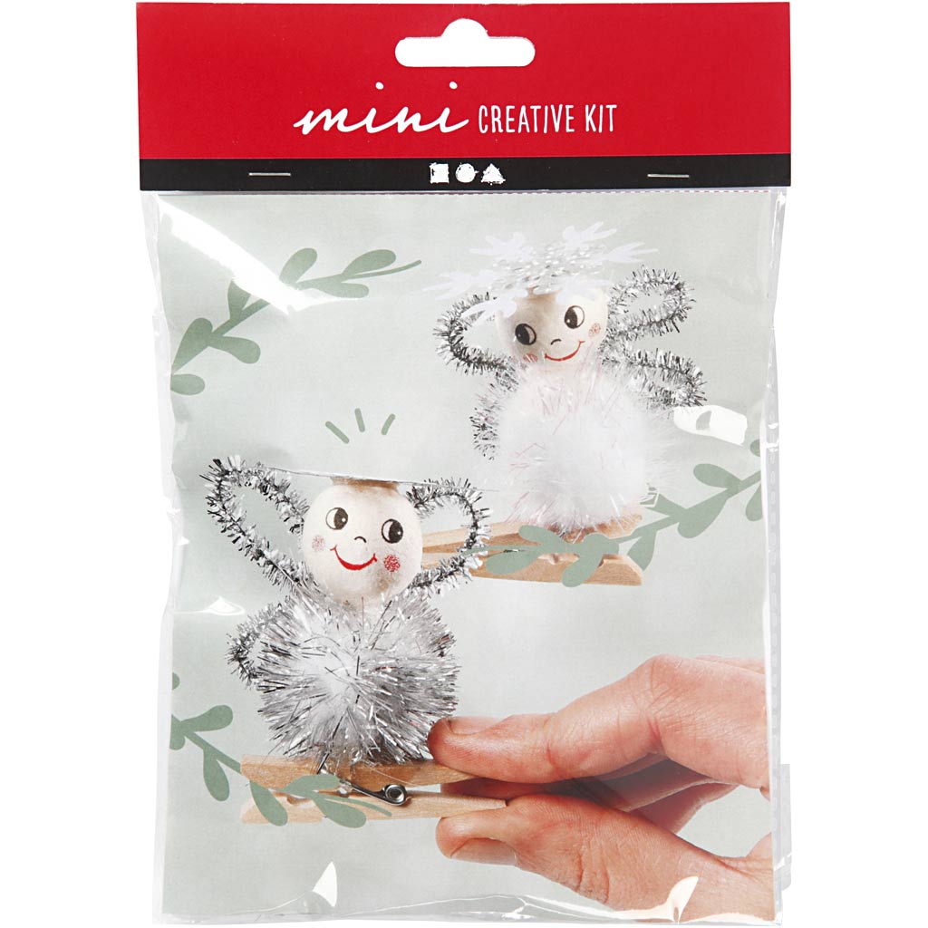 Creativ company mini creative kit engelen knijpers