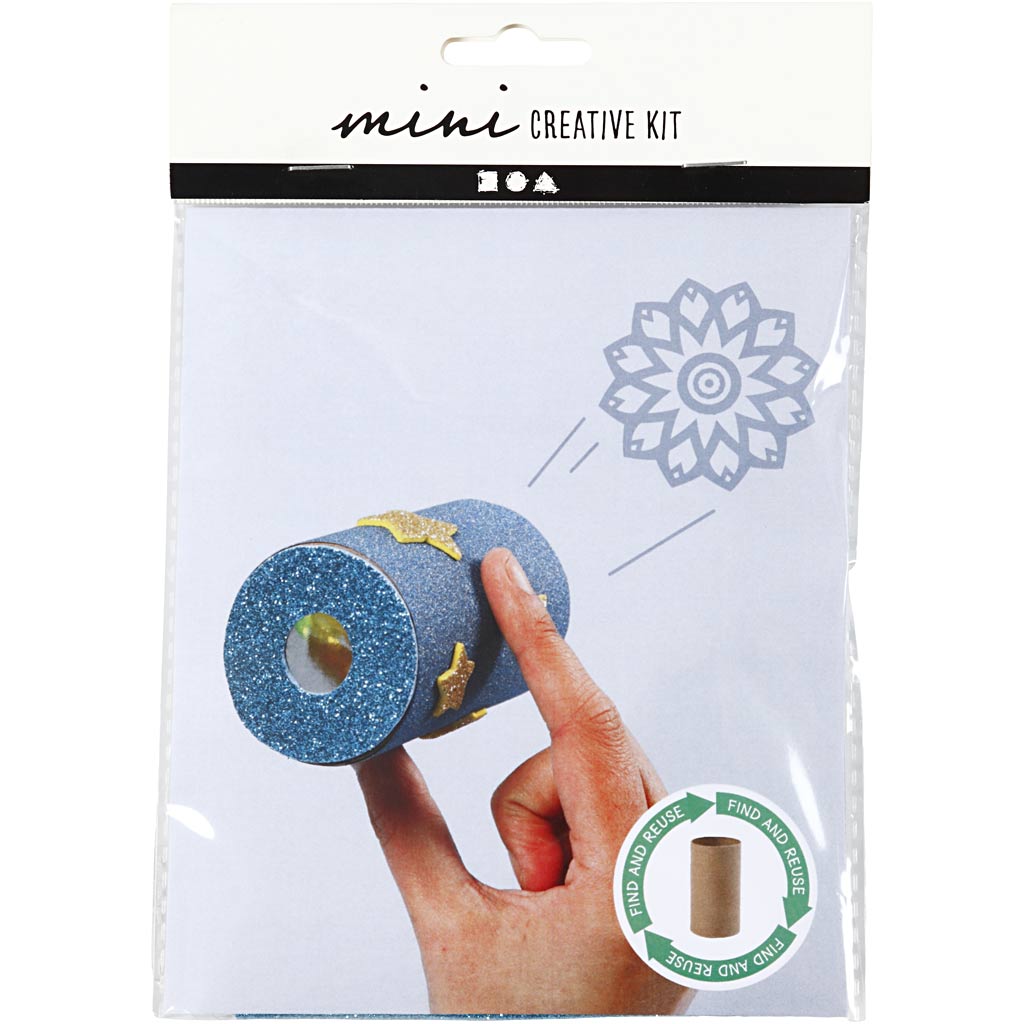 Creativ Company Mini Kreativset Toilettenpapier-Kaleidoskop