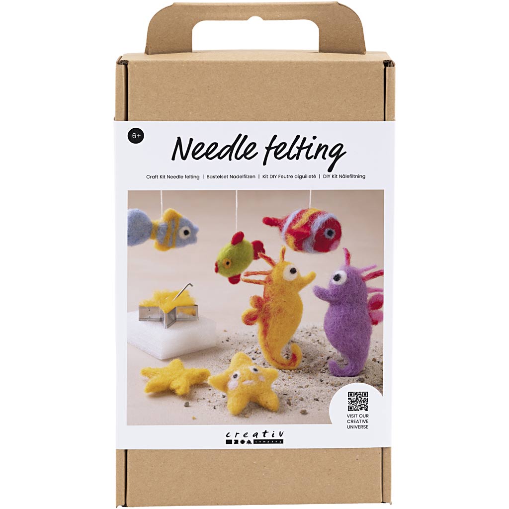Creativ company hobbyset naaldvilten zeedieren