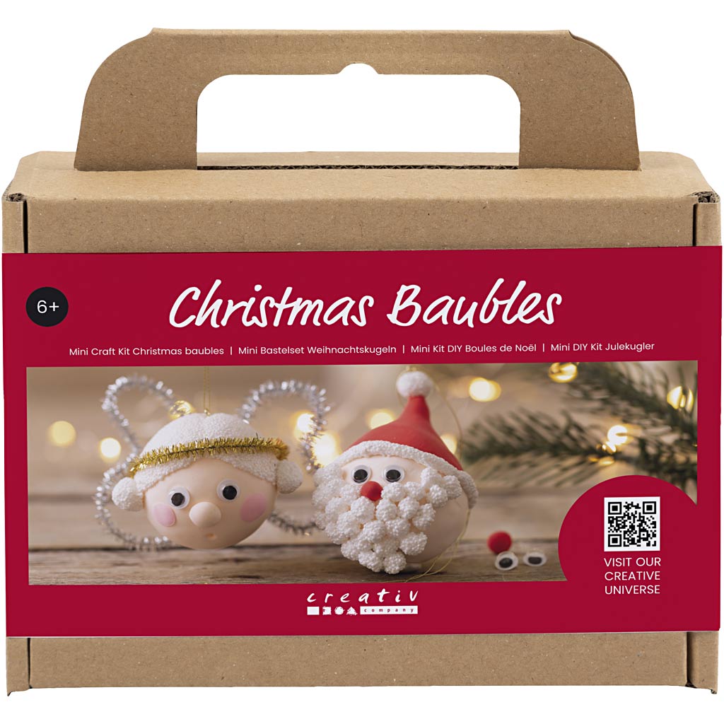 Mini hobbyset kerstballen