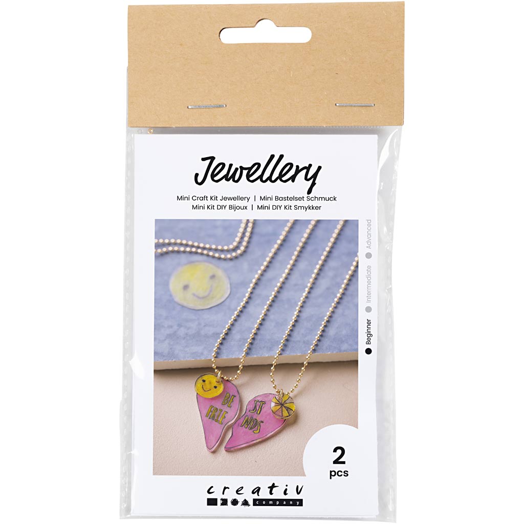 Creativ company mini hobbyset sieraden vriendschapskettingen van krimpfolie