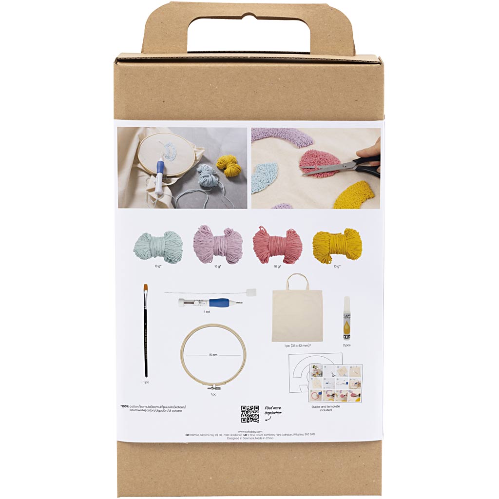 Creativ company hobbyset punch needle draagtas versieren