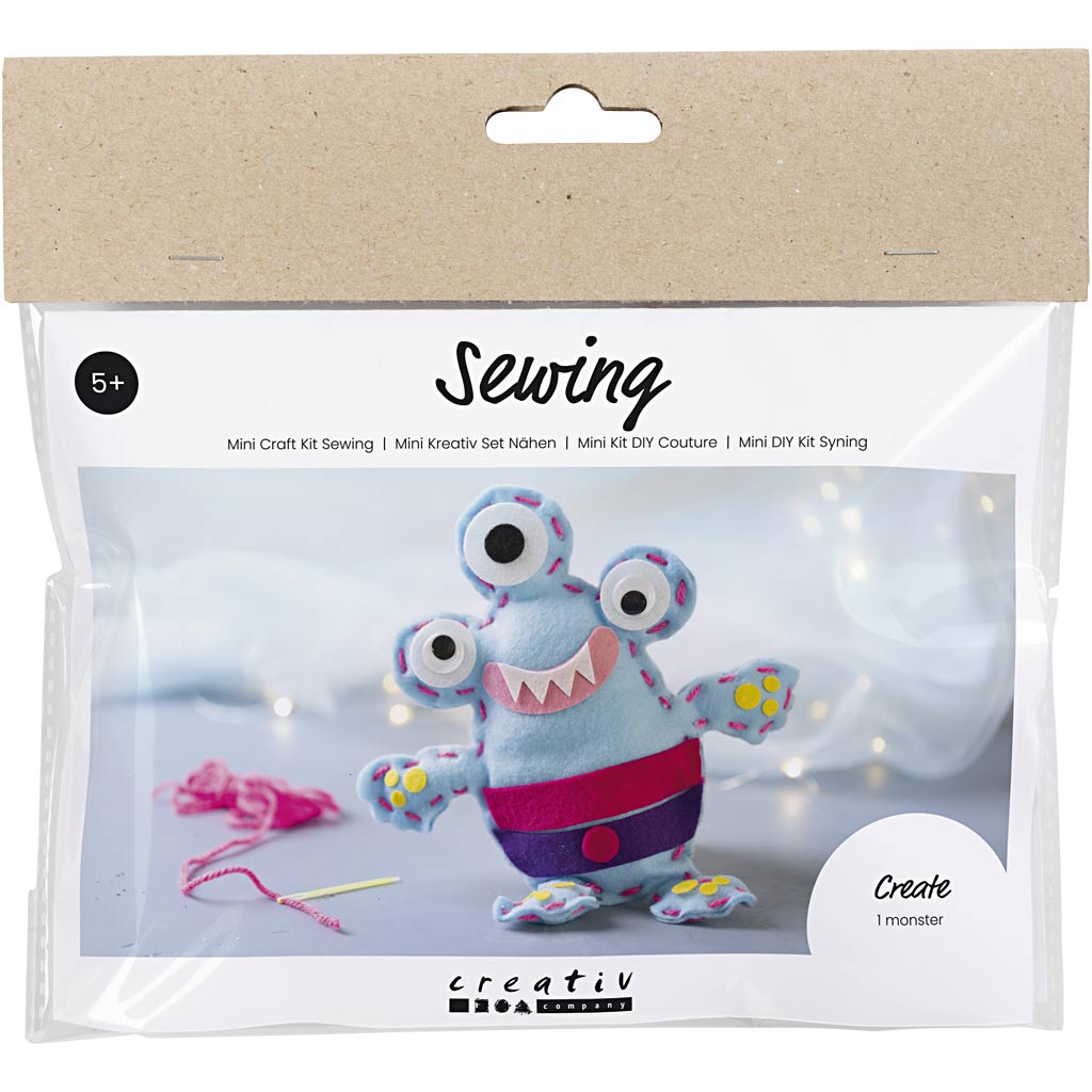 Creativ company mini hobbyset naaien viltmonster