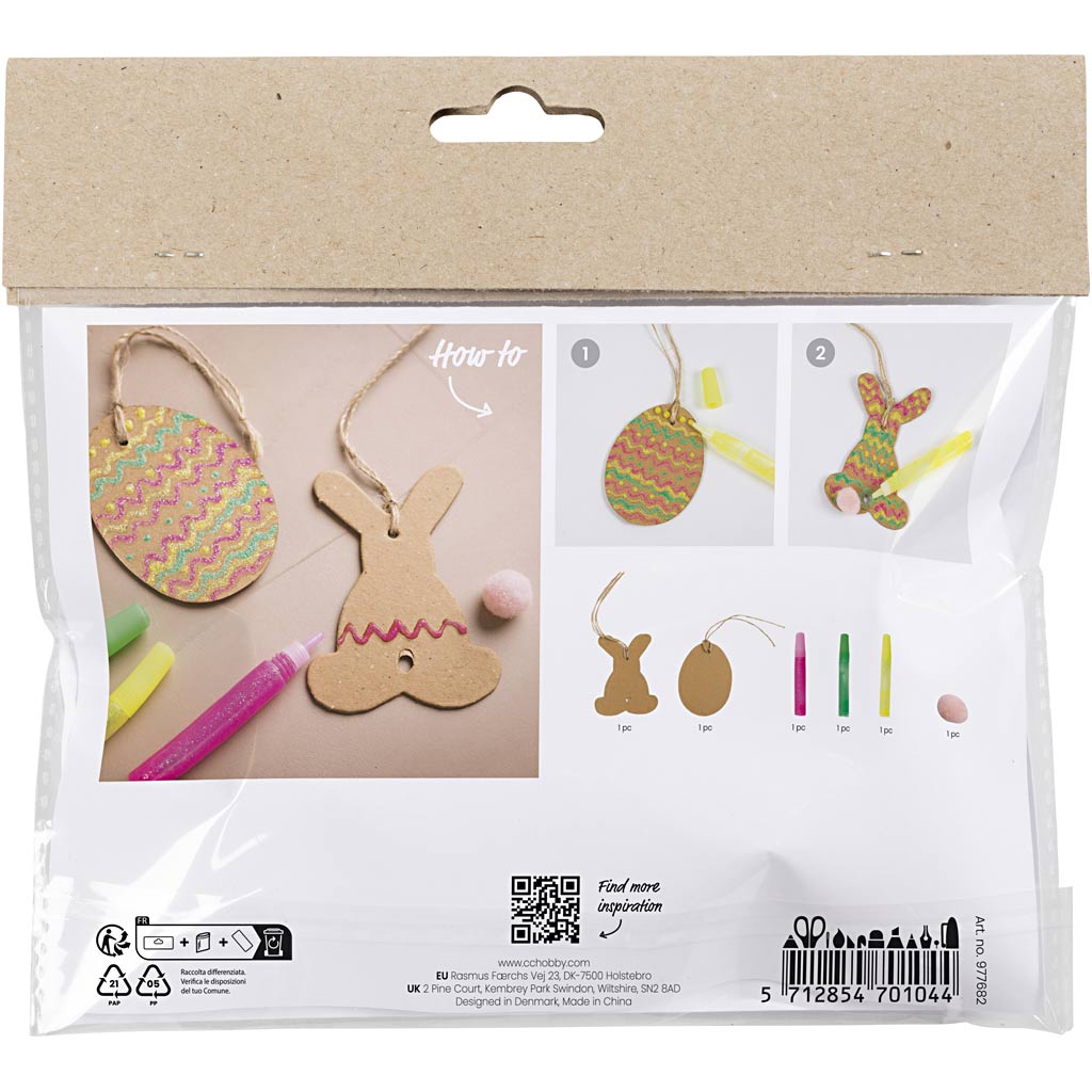 Creativ Company Mini-Hobby-Set Osterfiguren Dekoration