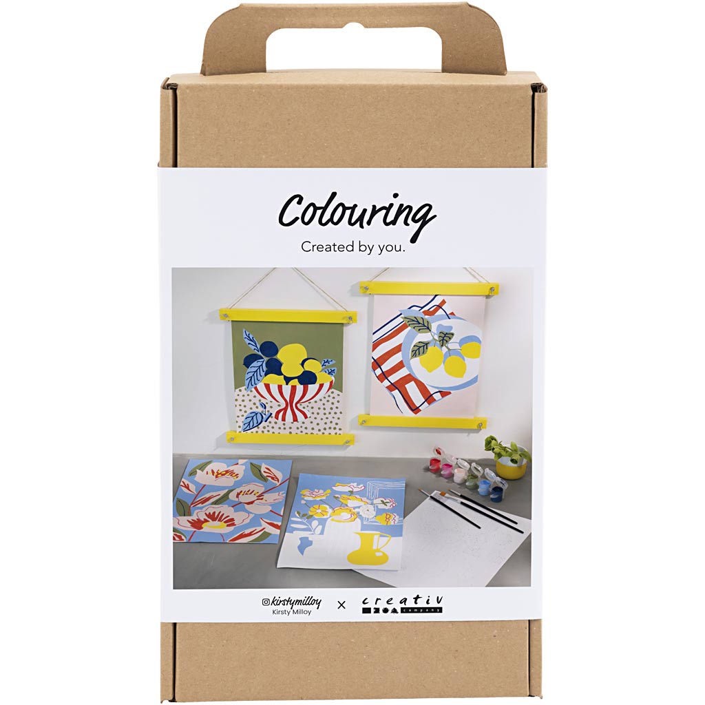 Creativ Company Hobbyset Malen nach Zahlen Acrylfarbe