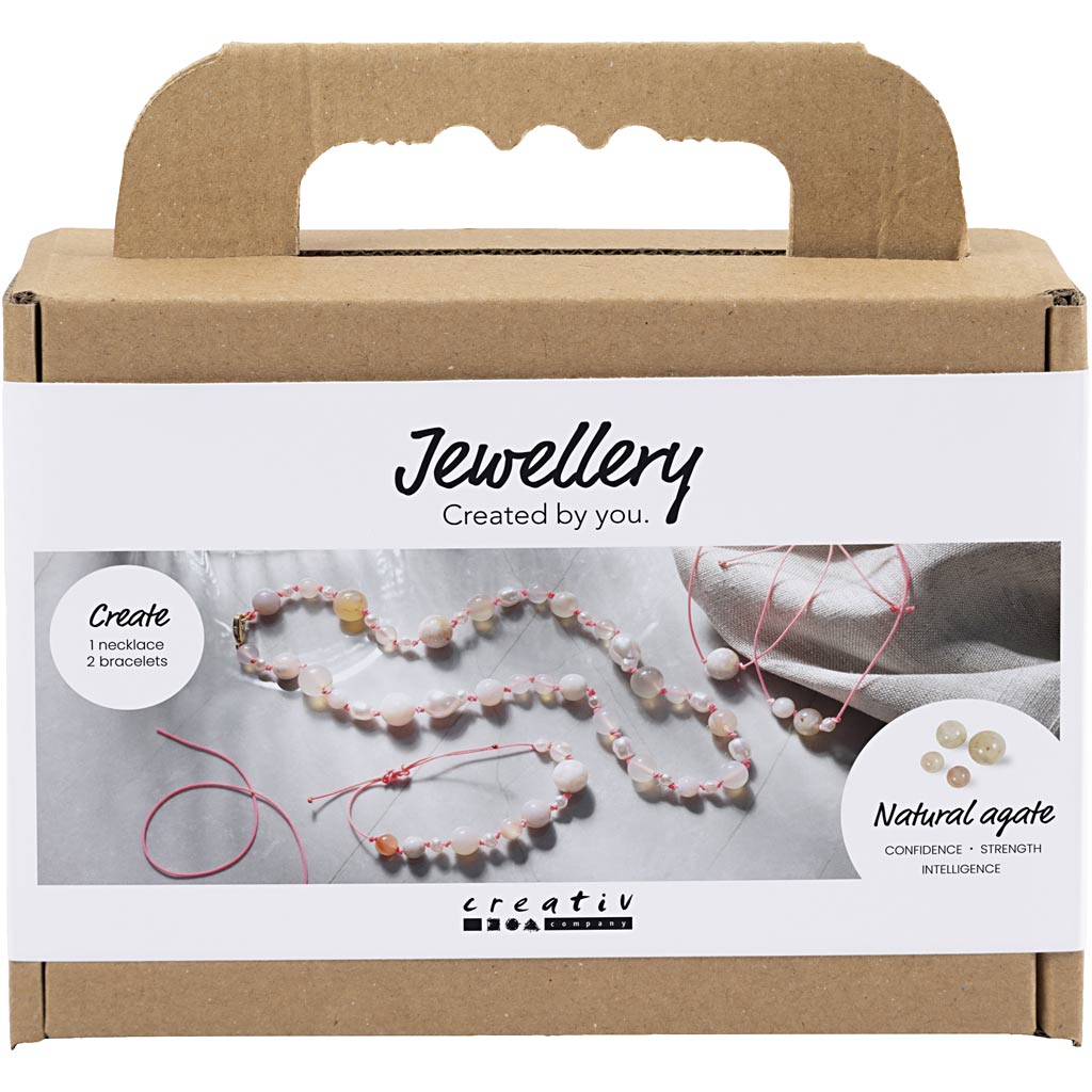 Creativ company mini hobbyset sieraden halskettingen en armband roze