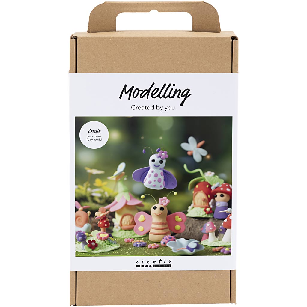 Creativ Company Hobbyset Elfenmodellierset Pastellfarben