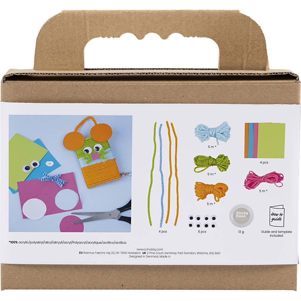 Creativ company mini hobbyset decoratie muizen en uilen