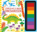Wpg uitgevers stempelen met je vingers - dinosaurussen