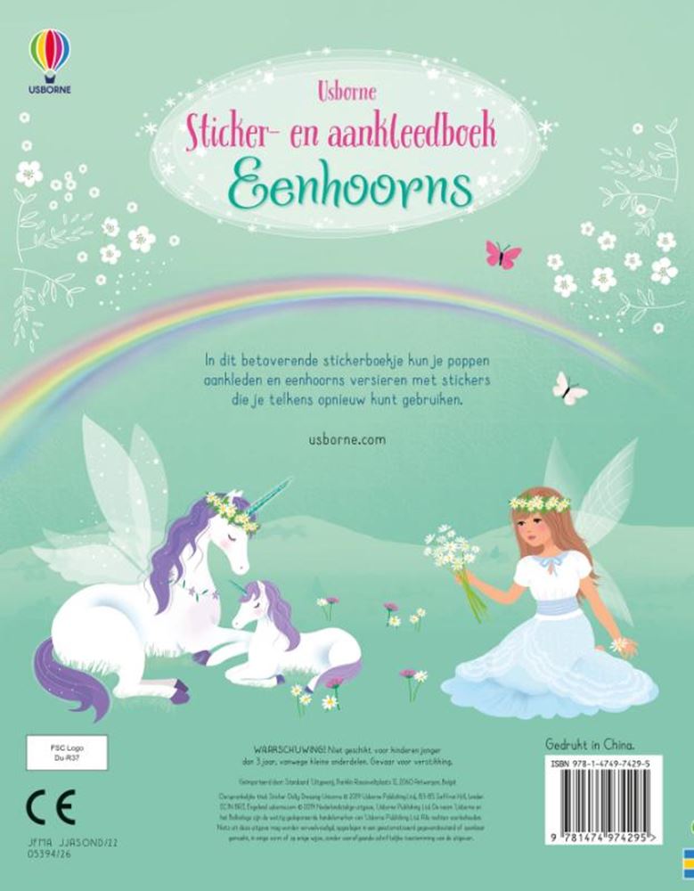 WPG Publishers Sticker- und Verkleidungsbuch mit Einhörnern