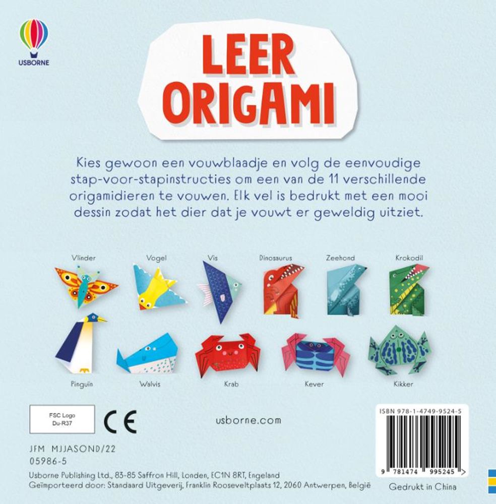 Central Book House Origami lernen