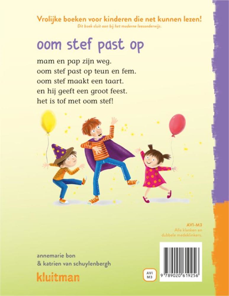 Kluitman Publisher Lesen Lesen Lesen Onkel Stef Fits (AVI-M3)