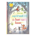 Kluitman aap mol de hut van kaas