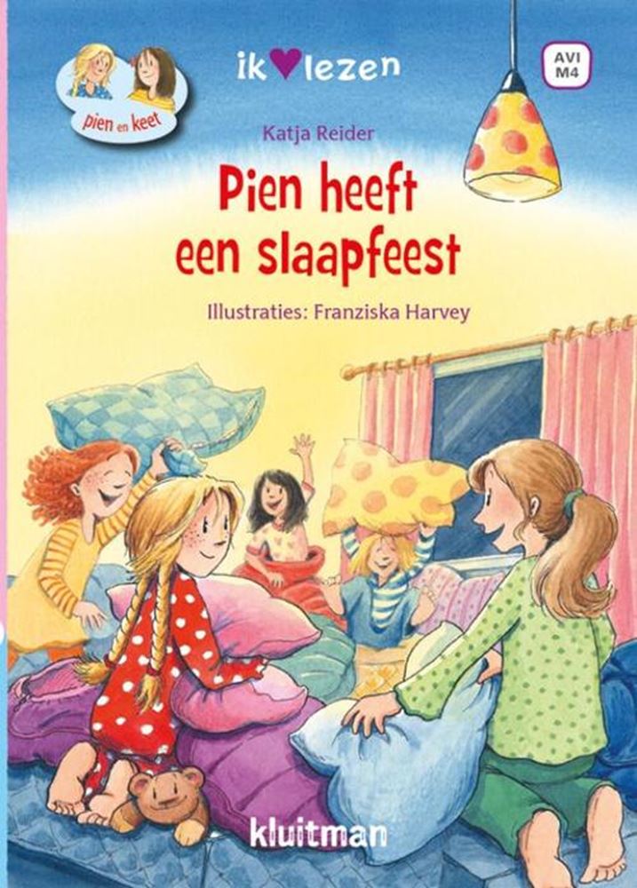 Kluitman Publishers: Piens Pyjamaparty. Pien übernachtet bei einer Freundin – AVI M4
