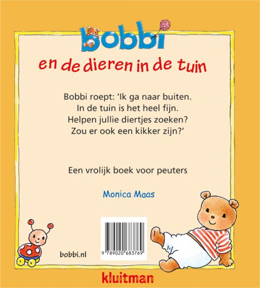 Verleger Kluitman Bobbi und die Tiere im Garten