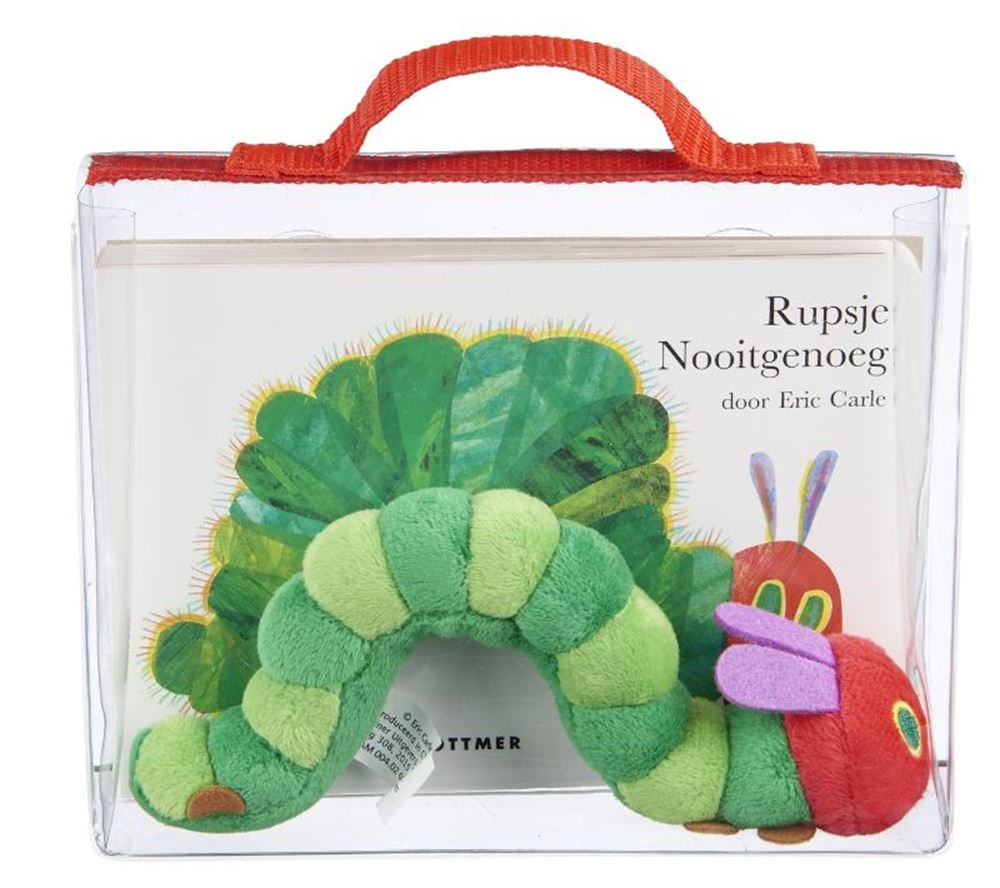 Gottmer Publishers Group: Das Bilderbuch „Die kleine Raupe Nimmersatt“ aus Pappe + Kuscheltier