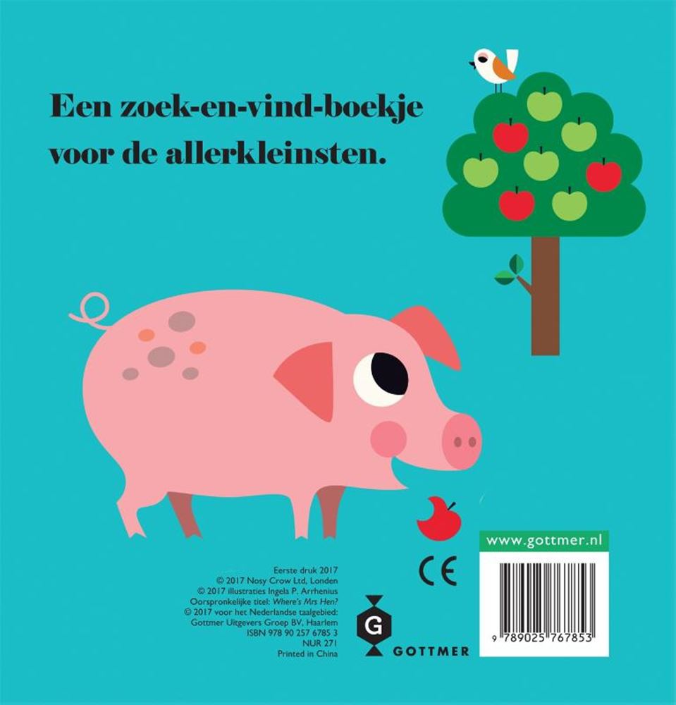 Kip, waar ben je (karton). 2+
