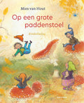 Gottmer uitgevers groep op een grote paddenstoel. kartonboekje.