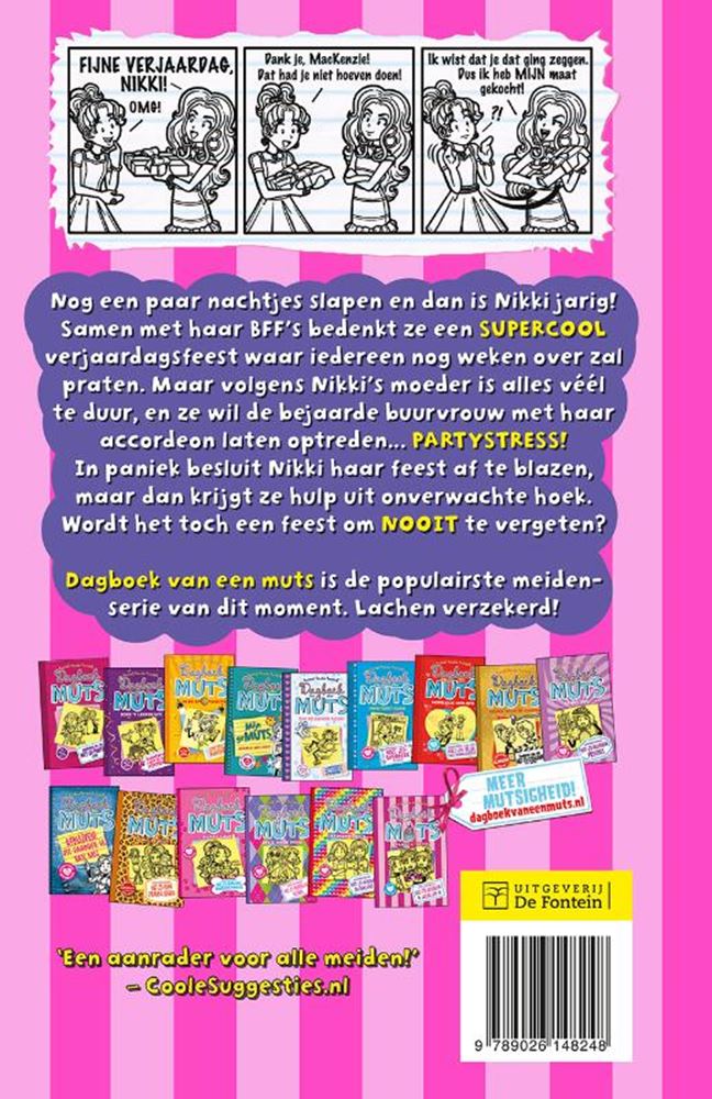 Centraal boekhuis dagboek van een muts - party stress