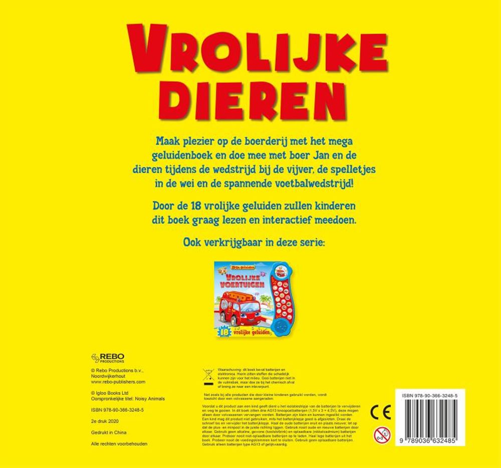 Rebo Publishers Mega-Soundbuch – Glückliche Tiere
