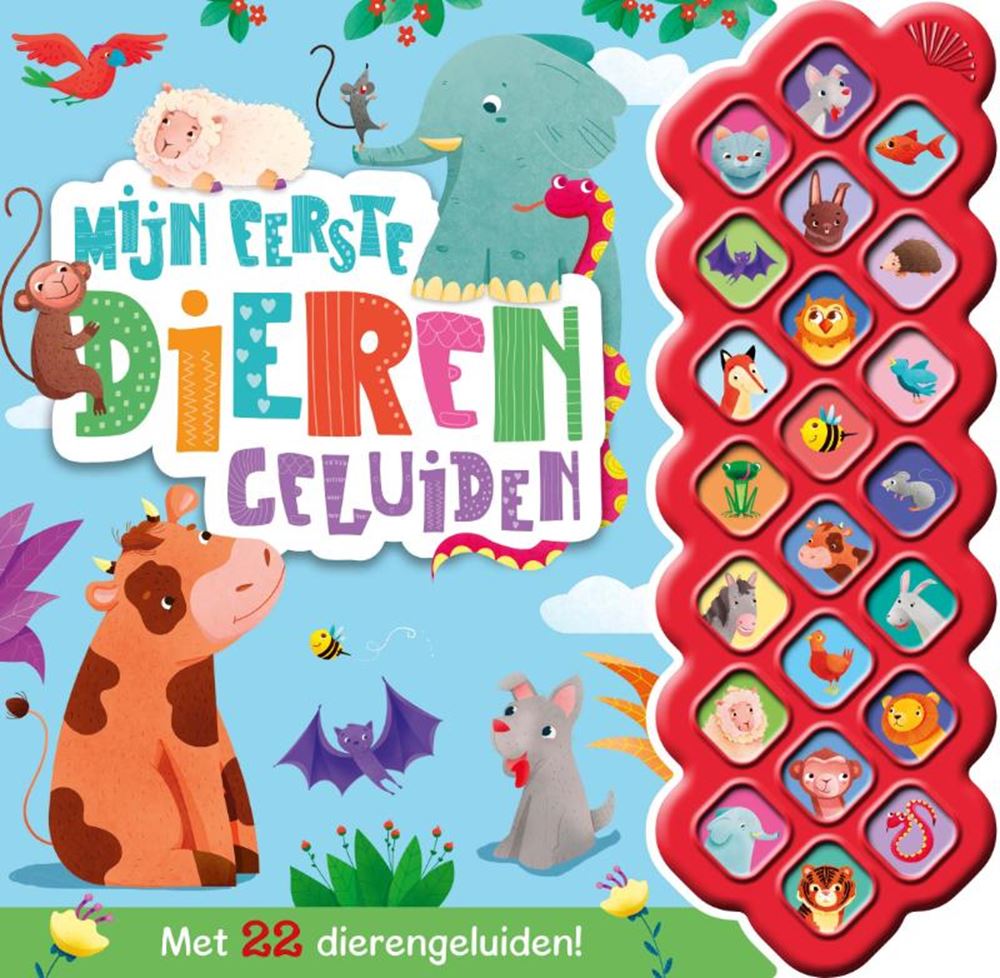Rebo Publishers Soundbuch Meine ersten Tiergeräusche (22 Geräusche!)