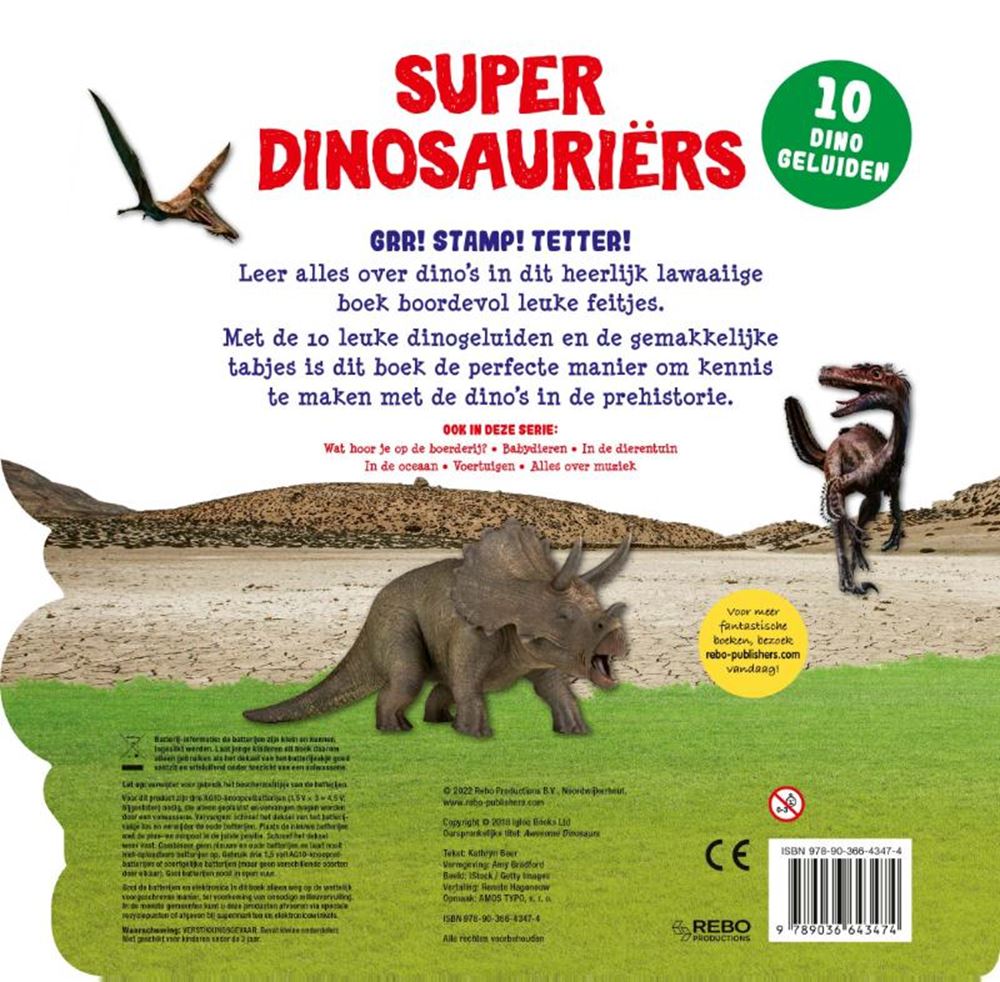 Rebo-Verlag: Soundbook „Super Dinosaur“.