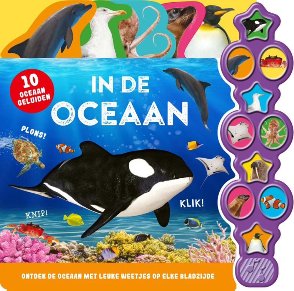 Rebo publishers geluidenboek: in de oceaan. 10 geluid