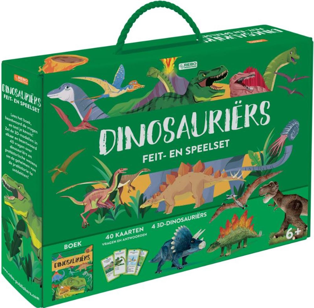 Rebo Publishers Dinosaurier – Fakten- und Spieleset