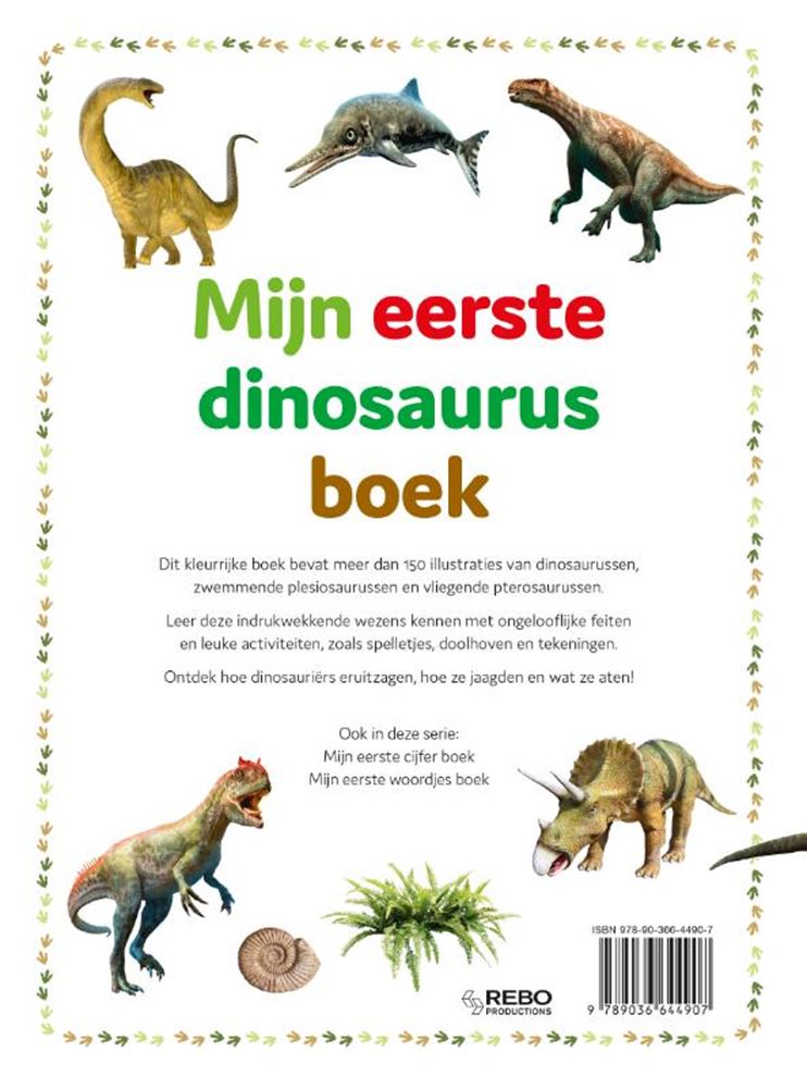 Rebo macht sich über mein erstes Dinosaurierbuch lustig.
