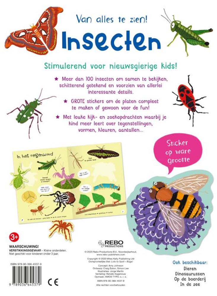 Rebo-Verleger-Insekten – unten zu sehen!