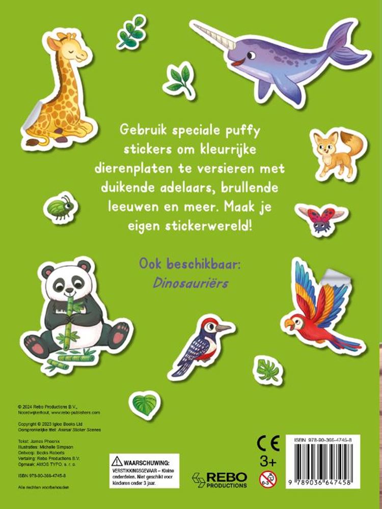 Rebo publishers dieren - stickerplezier