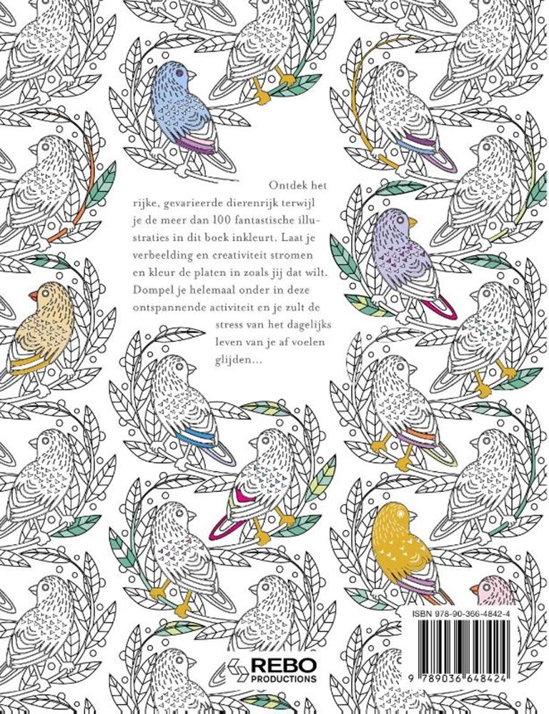 Rebo Publishers Tierwunder - Malbuch