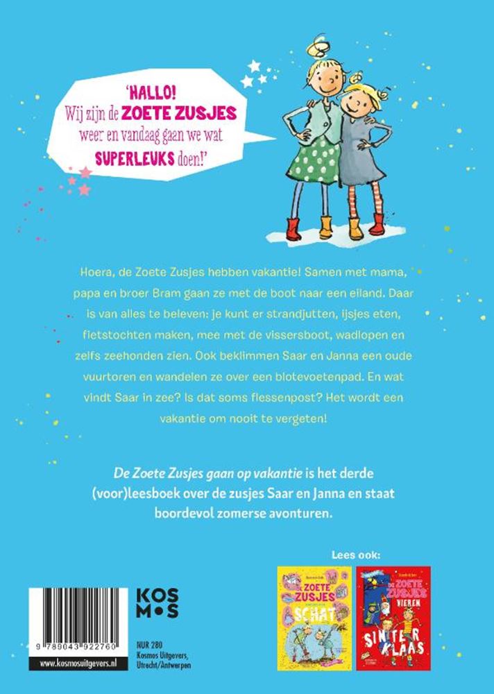 De zoete zusjes gaan op vakantie. 4+