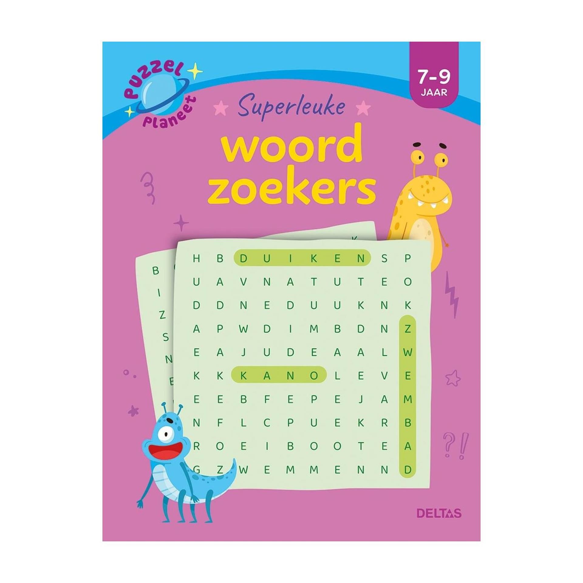 Deltas Puzzle Planet – superlustige Wortsuchrätsel für Kinder von 7 bis 9 Jahren