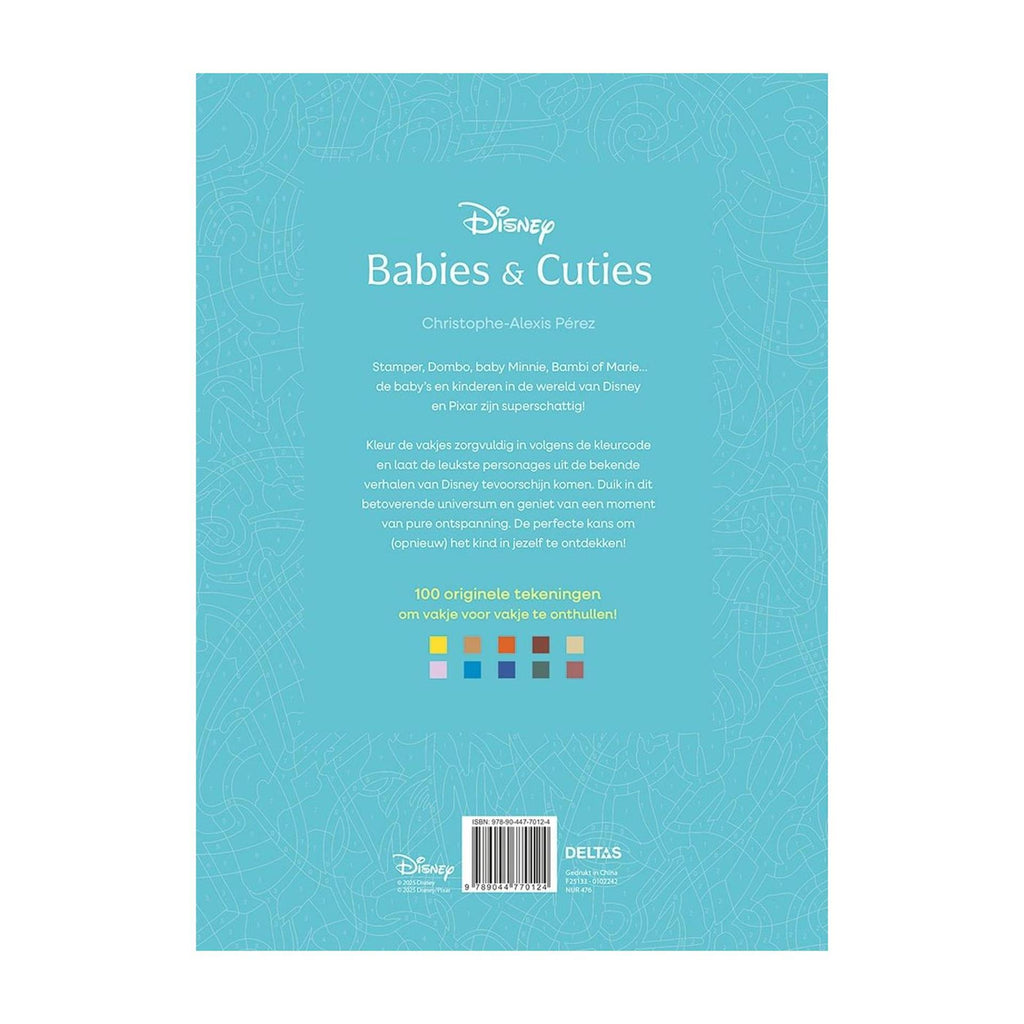 Deltas babies cuties - kleuren op nummer